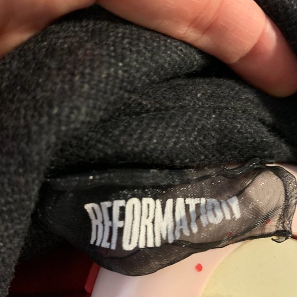 Reformation Long Fitted Coat XS - Picture 6 of 6